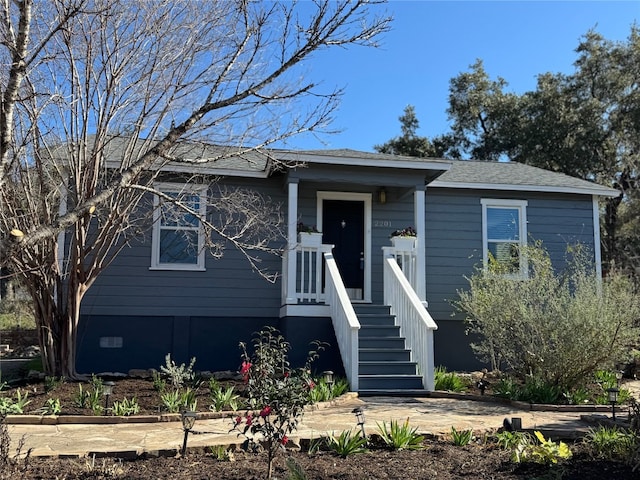 view of front of home