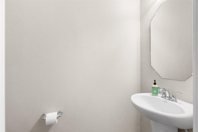 bathroom with a sink