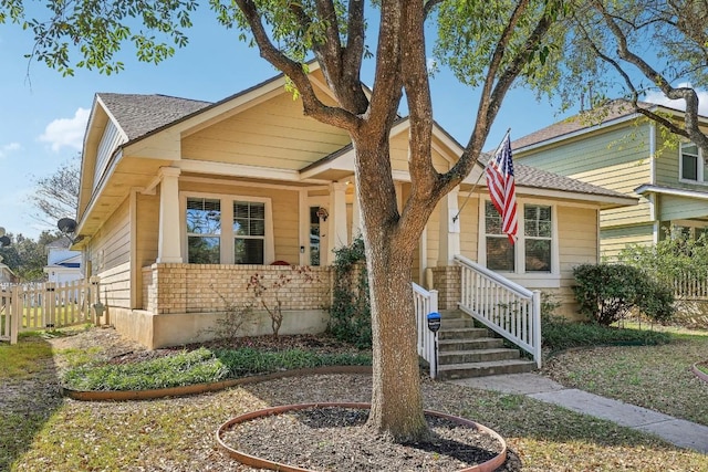 view of front of property