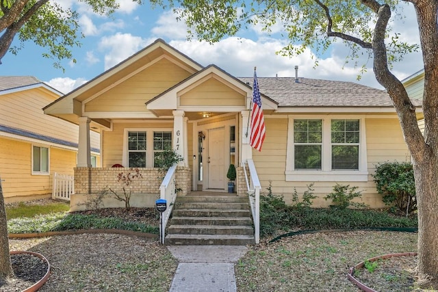 view of bungalow-style home