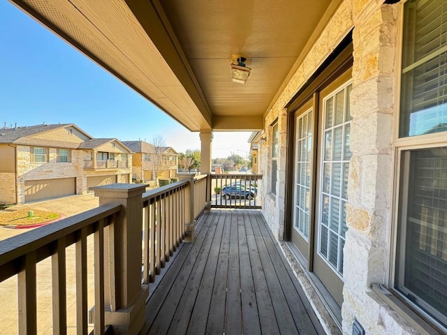 view of deck