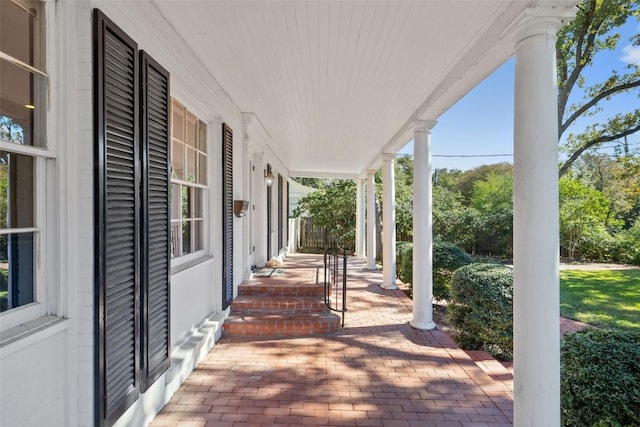 view of patio