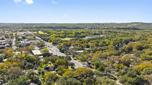 2612 Bridle Path, Austin, TX 78703 - aerial overview of property's location featuring a forest