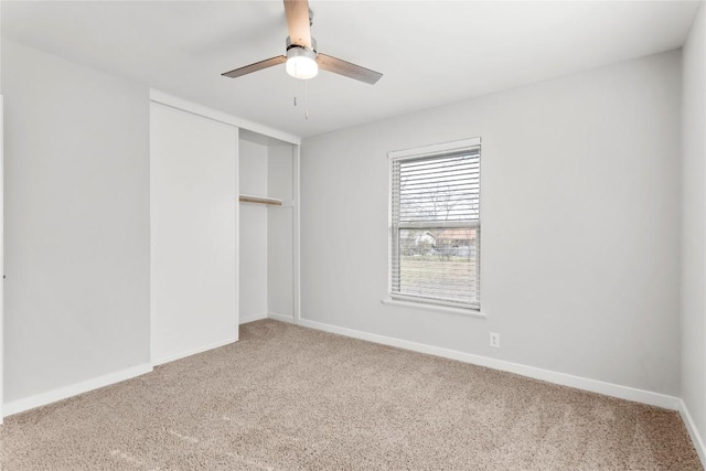 7607 Creston Ln, Austin, TX 78752 - unfurnished bedroom with carpet flooring, a closet, and baseboards