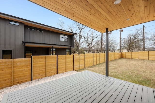 1409 Valleyridge Dr Unit B, Austin, TX 78704 - wooden terrace with a fenced backyard