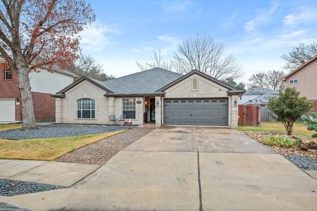 ranch-style house with a garage