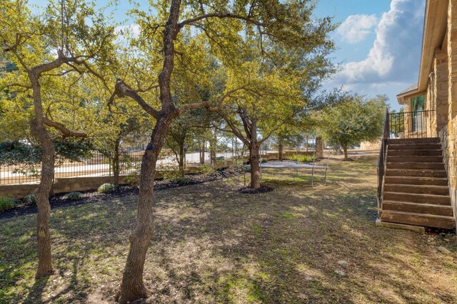 5025 Patagonia Pass, Austin, TX 78738 - view of yard featuring stairway
