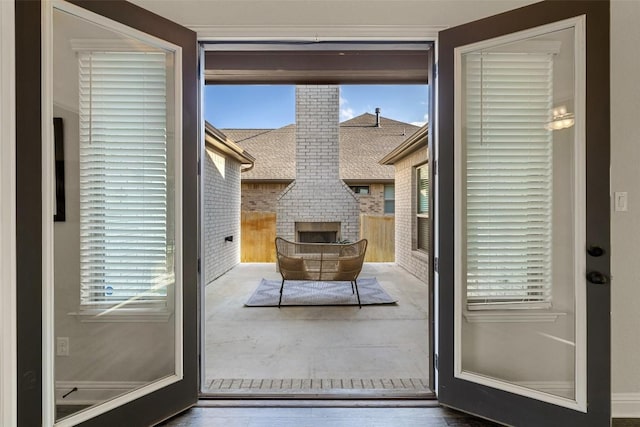 entryway with a healthy amount of sunlight