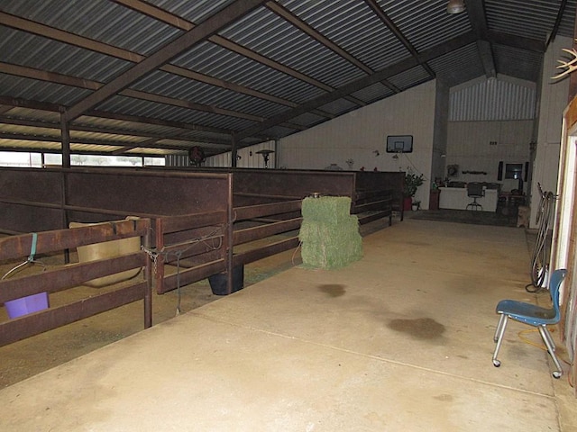 view of stable