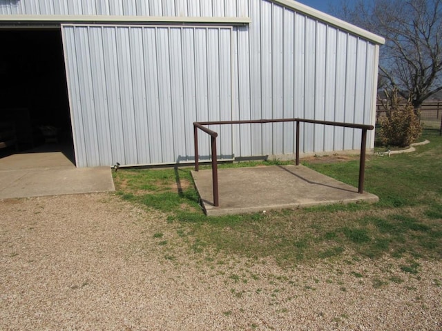 view of outbuilding