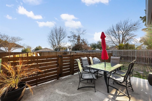 view of patio / terrace