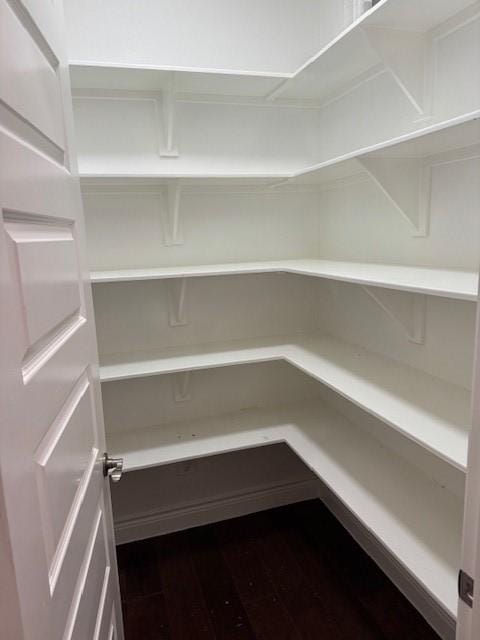 view of pantry