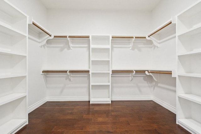 124 Abamillo Dr, Bastrop, TX 78602 - spacious closet featuring wood finished floors