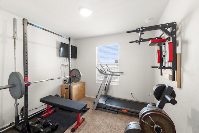 view of workout room