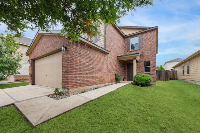 11009 Roderick Lawson Ln, Austin, TX 78754 - traditional-style house featuring brick siding, driveway, and a garage