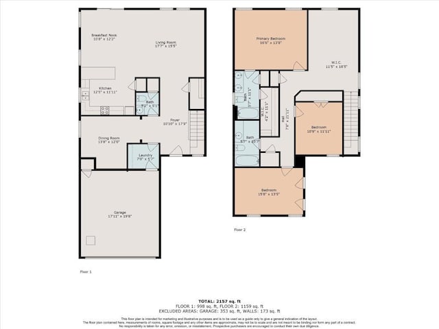 11009 Roderick Lawson Ln, Austin, TX 78754 - property floor plan