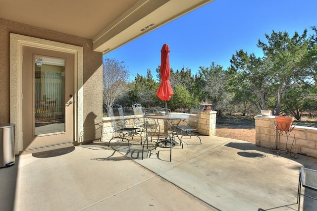 view of patio