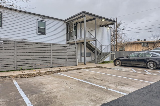 1200 E 52nd St Unit 108, Austin, TX 78723 - uncovered parking lot with stairs