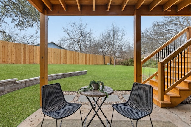 view of patio