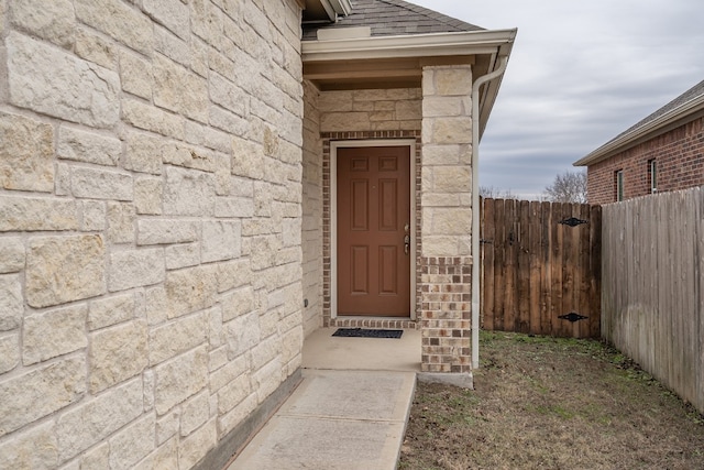 view of entrance to property