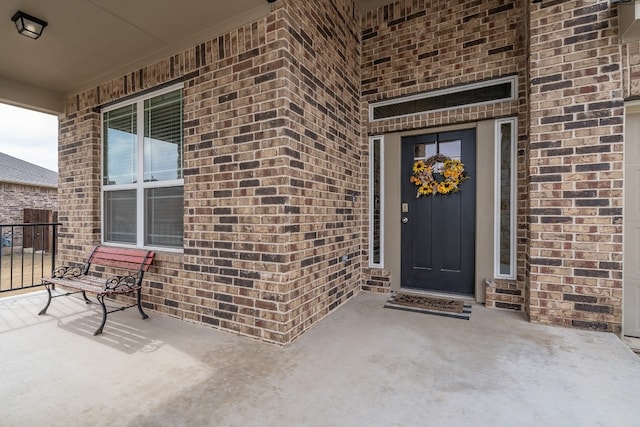 entrance to property with covered porch