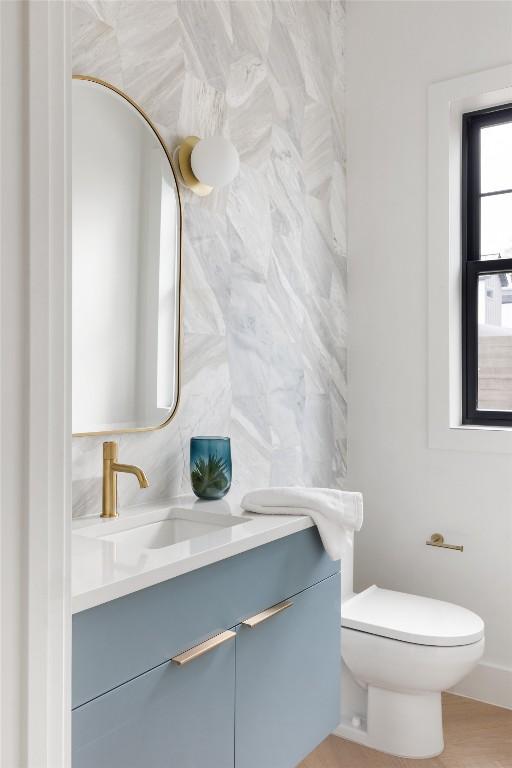 2709 Stacy Ln Unit 1, Austin, TX 78704 - bathroom featuring vanity and toilet