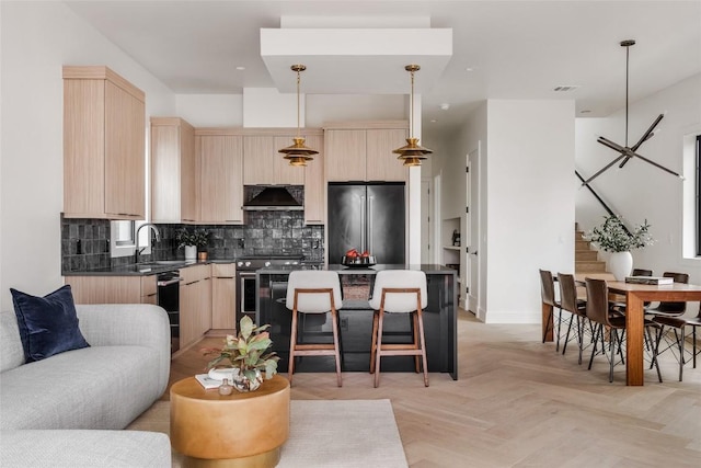 2709 Stacy Ln Unit 1, Austin, TX 78704 - living room with stairs and baseboards