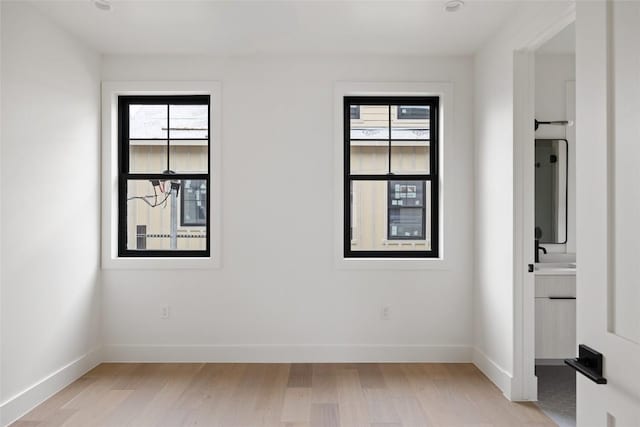 2709 Stacy Ln Unit 1, Austin, TX 78704 - unfurnished room with light wood-type flooring and baseboards