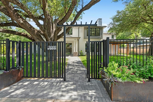 3008 W 50th St, Austin, TX 78731 - gate featuring a fenced front yard