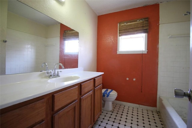 2810 Inwood Rd, Temple, TX 76502 - full bathroom with vanity and shower / bath combination