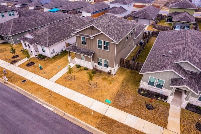 122 Fairmeadow Downs Dr, Hutto, TX 78634 - birds eye view of property with a residential view