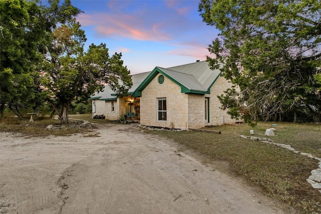 view of front of home