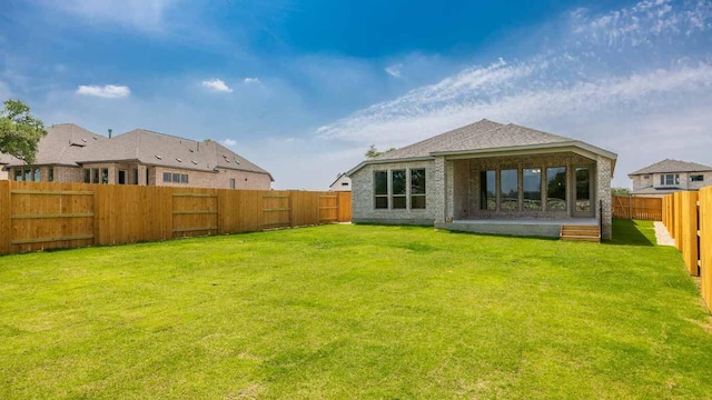 1412 Snowdrop Dr, Georgetown, TX 78628 - rear view of house featuring a fenced backyard