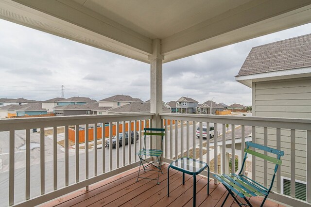 221 Duck Creek Trl, San Marcos, TX 78666 - deck featuring a residential view