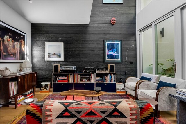 interior space featuring hardwood / wood-style floors