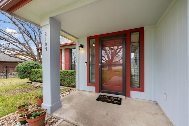 view of entrance to property