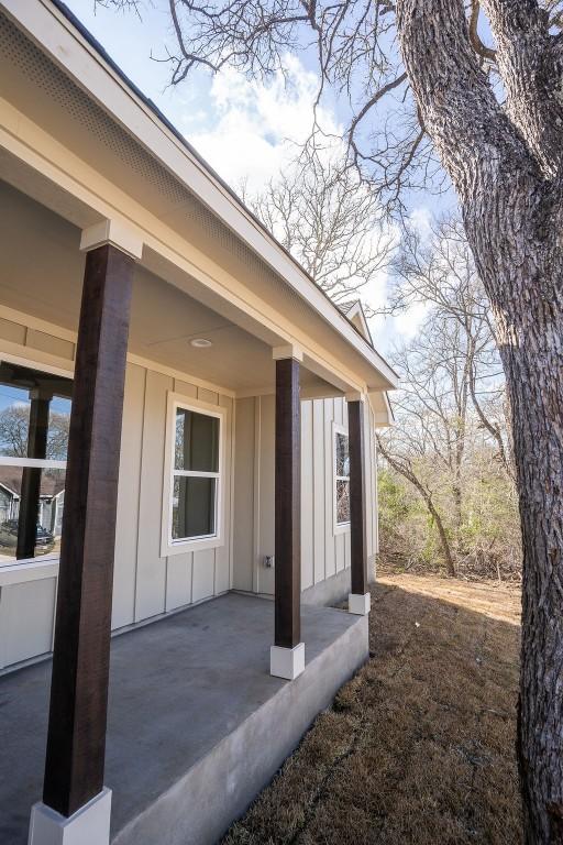 view of home's exterior featuring a patio