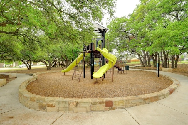 view of play area