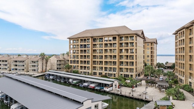 1001 The Cape Rd Unit 16, Horseshoe Bay, TX 78657 - view of apartment building / complex featuring a water view