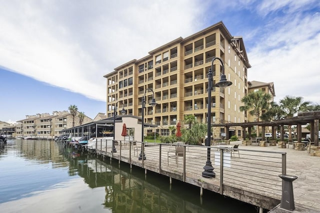1001 The Cape Rd Unit 16, Horseshoe Bay, TX 78657 - dock featuring a water view