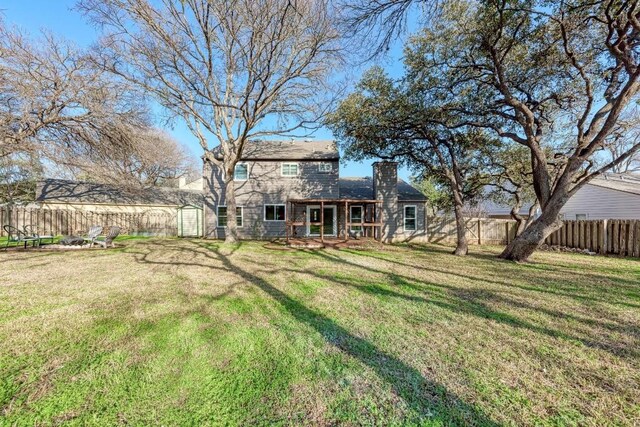 11202 Holster Ct, Austin, TX 78748 - view of fenced backyard