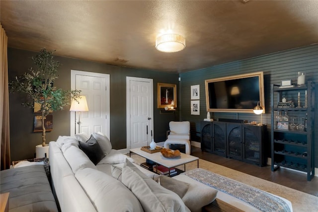 5410 Overbrook Dr, Austin, TX 78723 - living room featuring wood finished floors