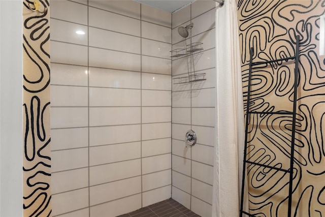 5410 Overbrook Dr, Austin, TX 78723 - full bathroom with a tile shower