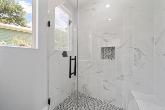106 Halawa Ct, Bastrop, TX 78602 - full bathroom featuring a marble finish shower