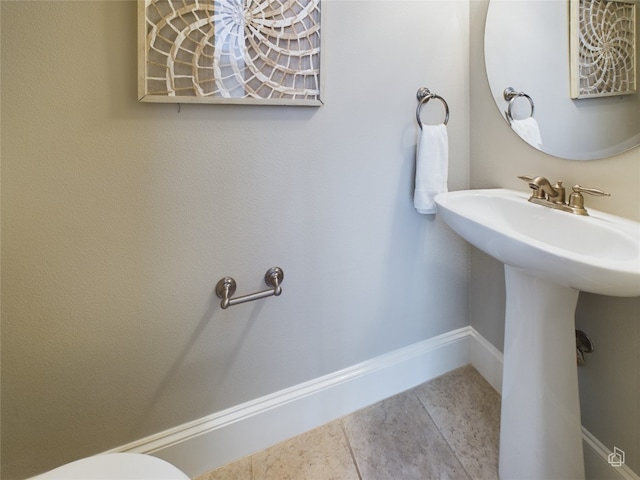 bathroom featuring tile patterned floors