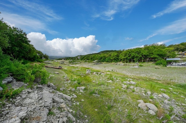 view of landscape with a rural view