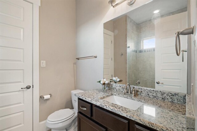 905 Madison Fork Dr, Lakeway, TX 78738 - bathroom featuring vanity and tiled shower