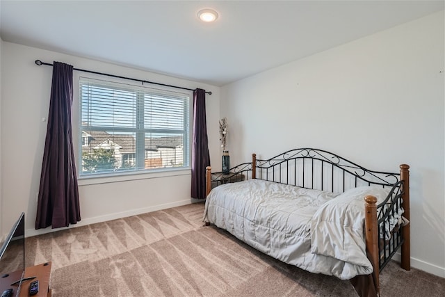 bedroom featuring carpet flooring