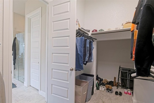 16817 Adoro Dr, Manor, TX 78653 - spacious closet with tile patterned flooring