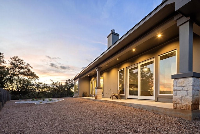 exterior space featuring a patio area